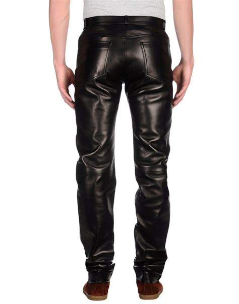 gucci pants mens sale|gucci leather bottoms for men.